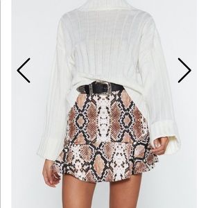 Flip It Snake Skirt